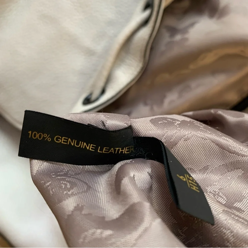 Rebecca Minkoff Backpack Leather tassel Drawstring Magnetic snap Closure Flaptop - Picture 8 of 16